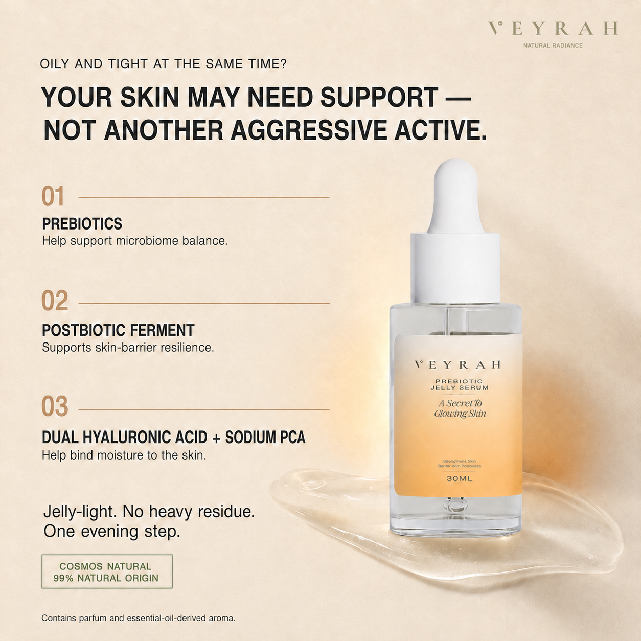Prebiotics Jelly Serum