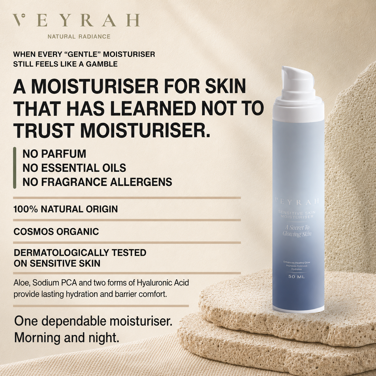 Sensitive Skin Moisturiser